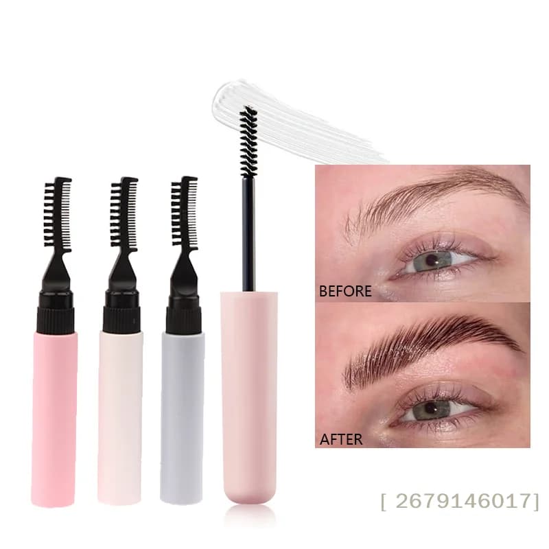 ,YY26,Empty 10ml Mascara sprocket with Double Applied Head, Fa-da-Te Gel Supplies for Eyebrow, Cosmetics Pack for Eyelash Extension