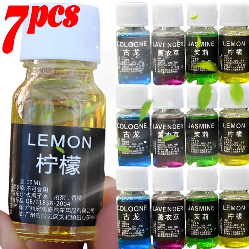 10ml Car Deodorant Perfume Charging Natural Plant Essential Oil Aroma Diffuser Fragrance Humidifier Deodorant for essential oils