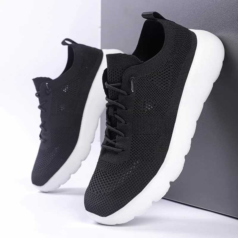 Scarpe da tennis da uomo Scarpe sportive casual traspiranti Scarpe da corsa traspiranti in rete Scarpe sportive leggere, morbide e comode Unisex