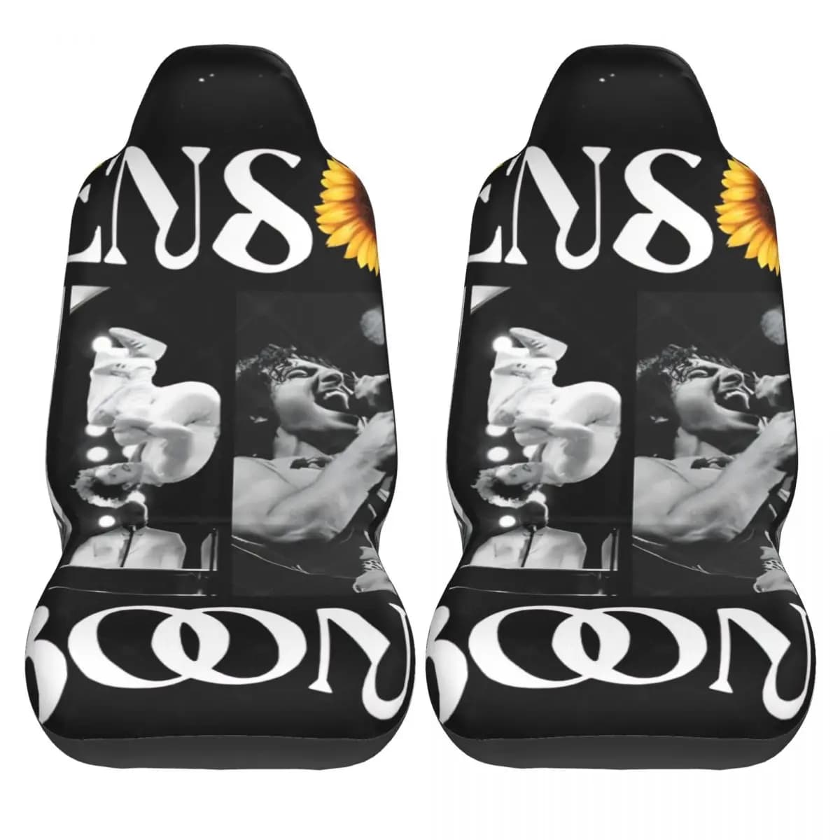 Benson Boone Car Seat Covers, Minivan Covers for Elasticized Polyester, Set of 2 Pieces