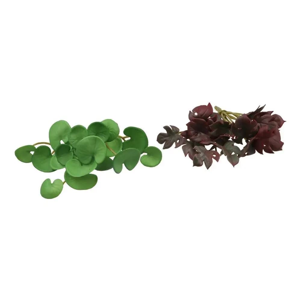 Wall Decoration with Artificial Grass Morbida, Realistic Fined Edera Leaves, Mini Bouquet Handmade for Garden