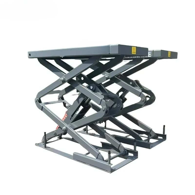 Ascensore idraulico per auto compatto a forbice da 3,5 T 3500 kg con feedback positivo