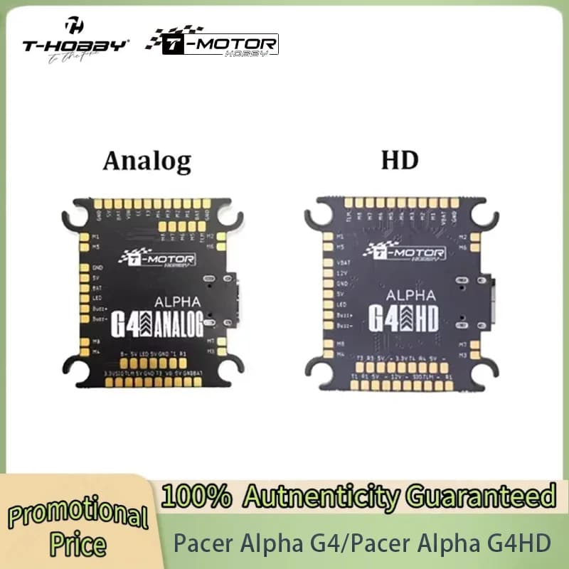 Controller di Volo Analogico Doppio T Motor T Hobby Pacer G4 Alpha HD 3 6S STM32G473 30.5x30.5 per Droni FPV RC
