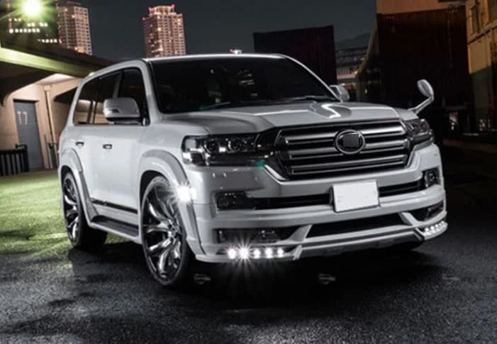 Wd Style Body Kit forToyota Land Cruiser LC200 ABS Bumper Front Lip Rear Diffuser Wheel Eyebrow High Quality Perfect Fit