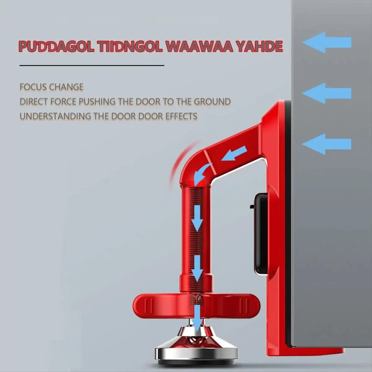 Puntual - Fermaporta con allarme portatile Serratura per porta portatile Antifurto da viaggio Bloccante per porta Fermaporta Cuneo di allarme di sicurezza