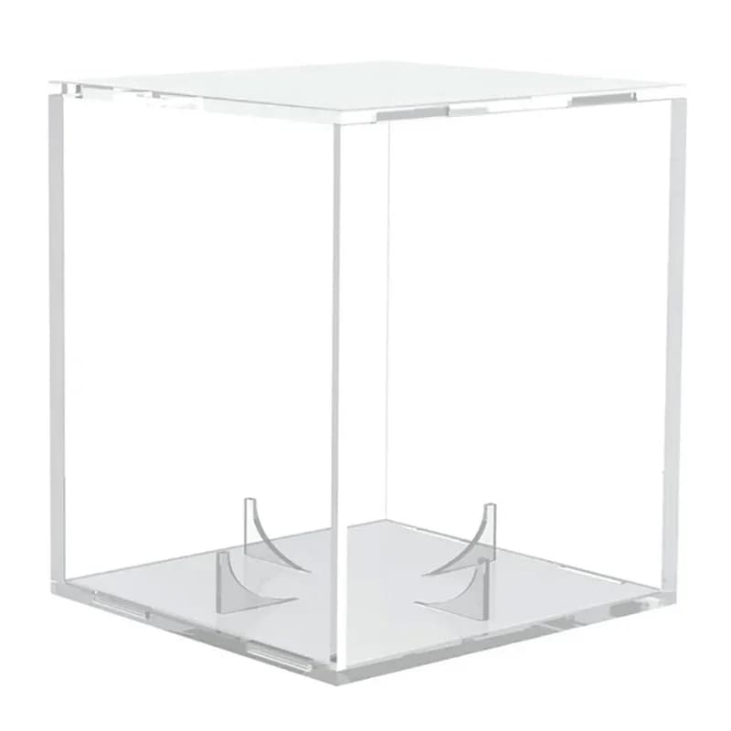 Scatola acrilica da baseball da 1 pezzo Scatola da collezione per riporre oggetti da baseball trasparente in acrilico 80 * 80 * 80