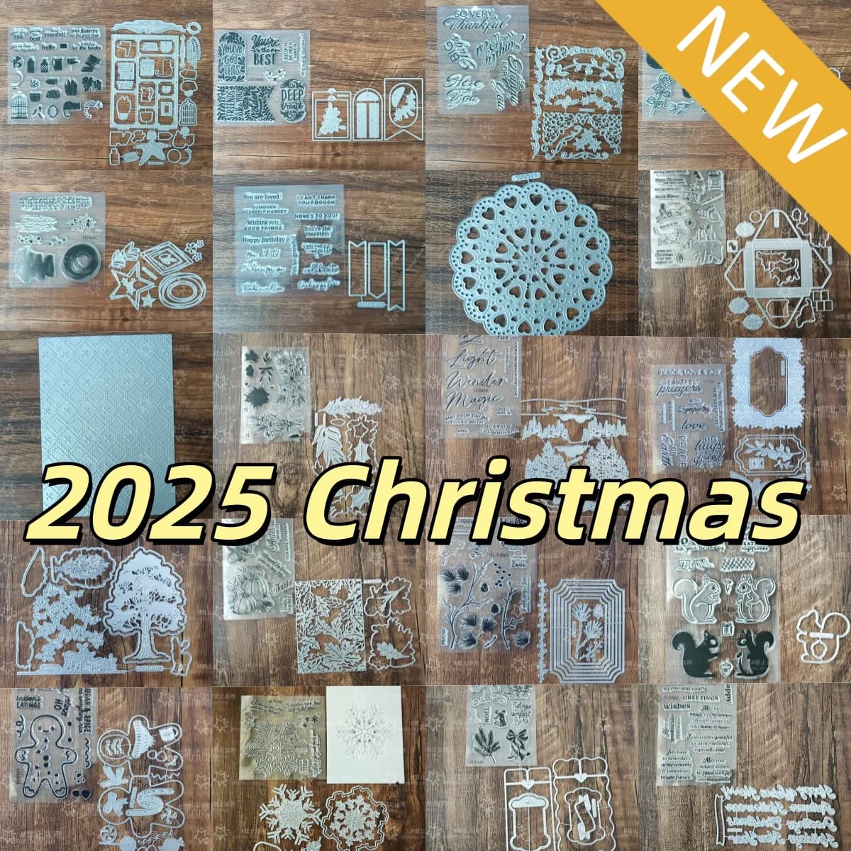 Christmas 2025 Winter Flowers Cake Foliage Pop Up Petal Stamps Metal Cutting Dies Hot Foil for DIY Scrapbook Embossing Card New