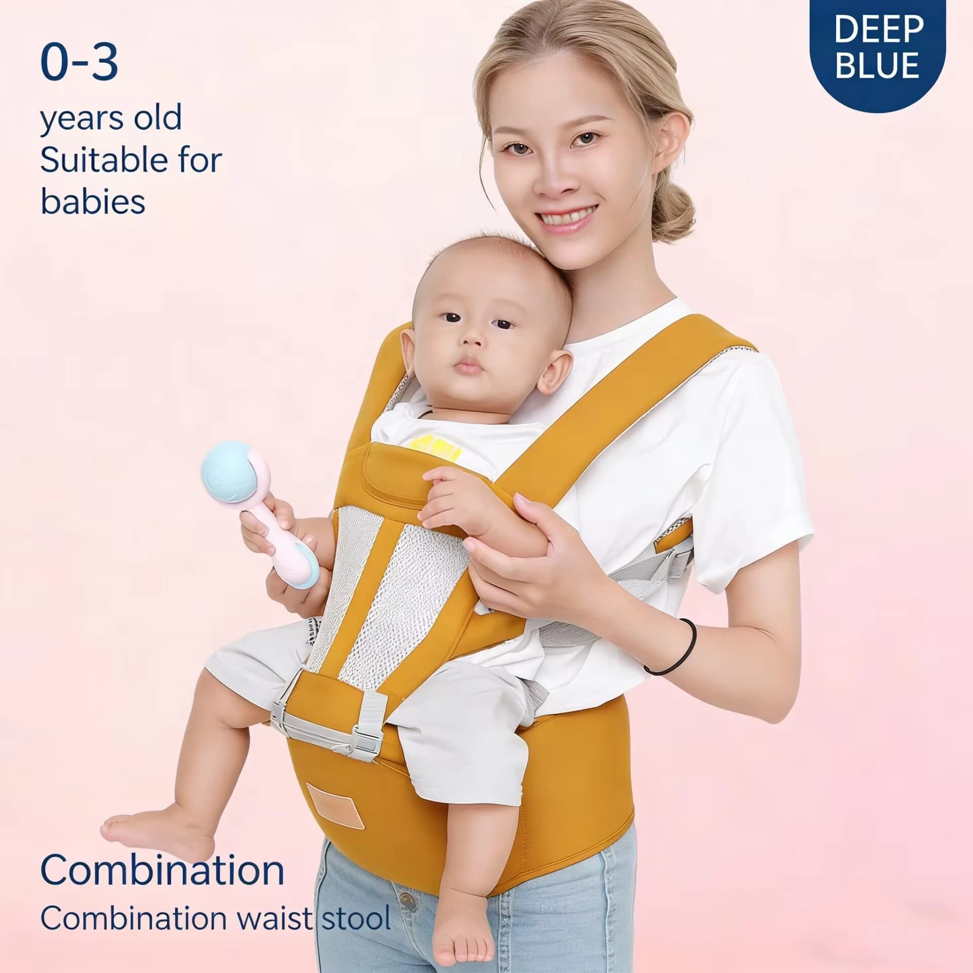 Baby Carrier Multi-use Before and After Kangaroo Bag Ergonomic Accessories Infant Multifunctional Waist Stool Newborn To Toddler