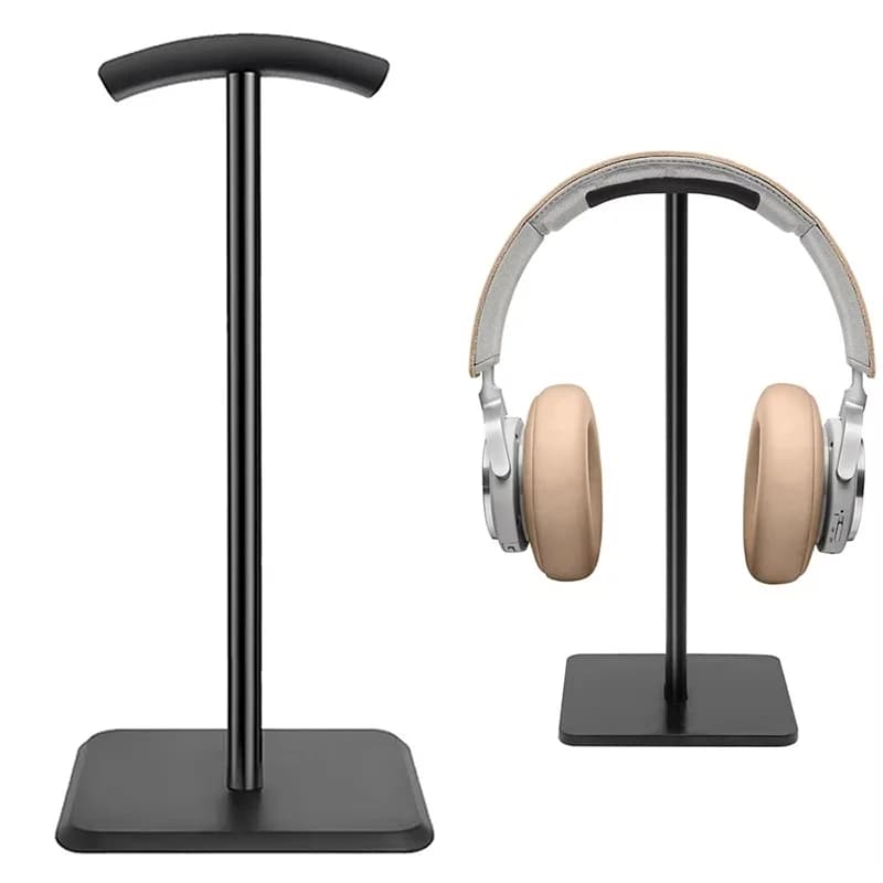Supporto da Tavolo per Cuffie, Porta Cuffie Staccabile Universale in Plastica, Espositore per Cuffie da Gioco