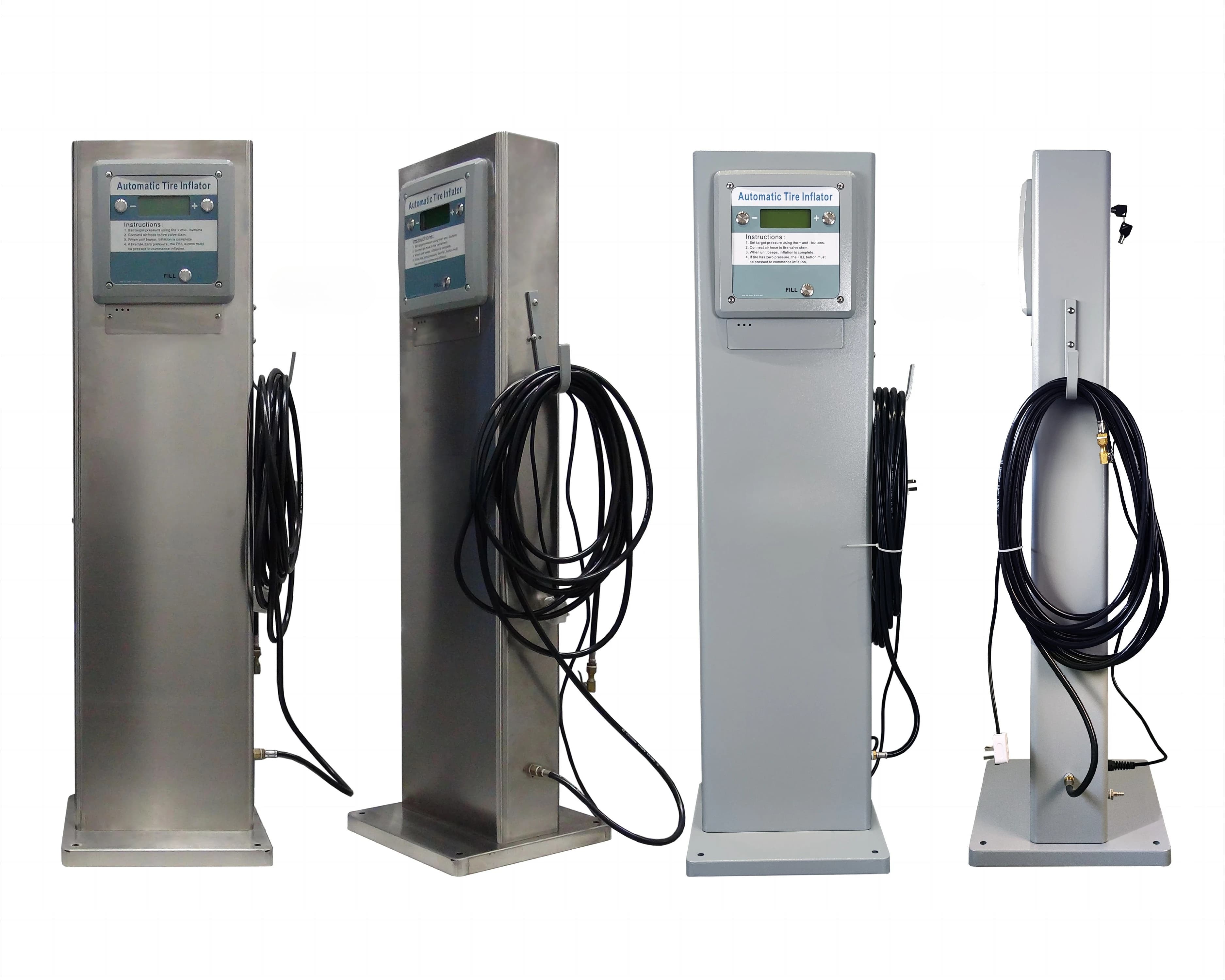 Gonfiatori automatici per pneumatici per motocicli Macchina di gonfiaggio dell'aria digitale Gonfiatore per pneumatici per camion per auto da esterno per stazione di servizio