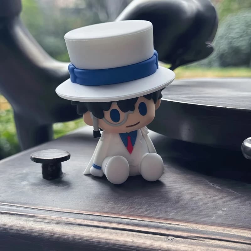 Bandai Potepotte-R Detective Conan Blind Box - Statuetta in Resina Seduta Carina, Ornamento da Collezione, Regalo per Appassionati di Anime