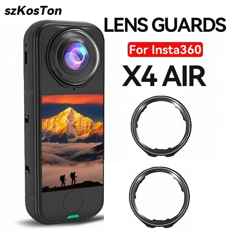 Insta360 X4 Air lenses in Plastic/Optic glass, Anti-scratch Protector for Camera Accessories Insta 360 X4 Air