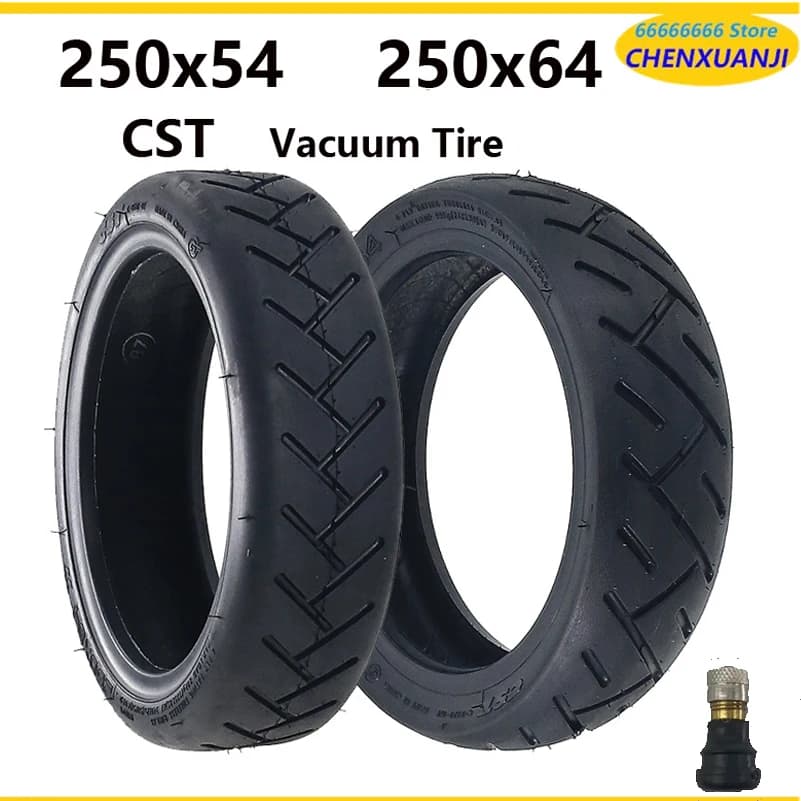 CST 250x64 250*54 Pneumatico Tubeless Auto-repainato Pneumatici da 10 Pollici per Xiaomi 4/4 Pro/4Lite Scooter Ruota Parti di Pneumatici