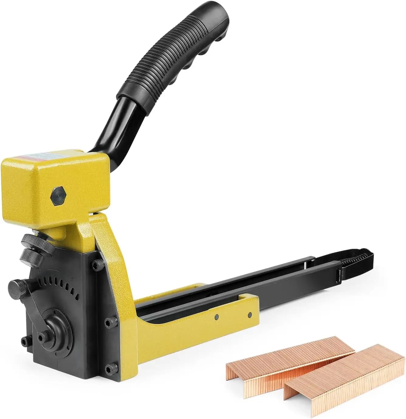 Cucitrice Manuale per Chiusura Scatole, Calibro 16, Corona 1-3/8'', Lunghezza 3/4'', Cucitrice per Scatole in Cartone Ondulato per Sigillare e Piegare Scatole