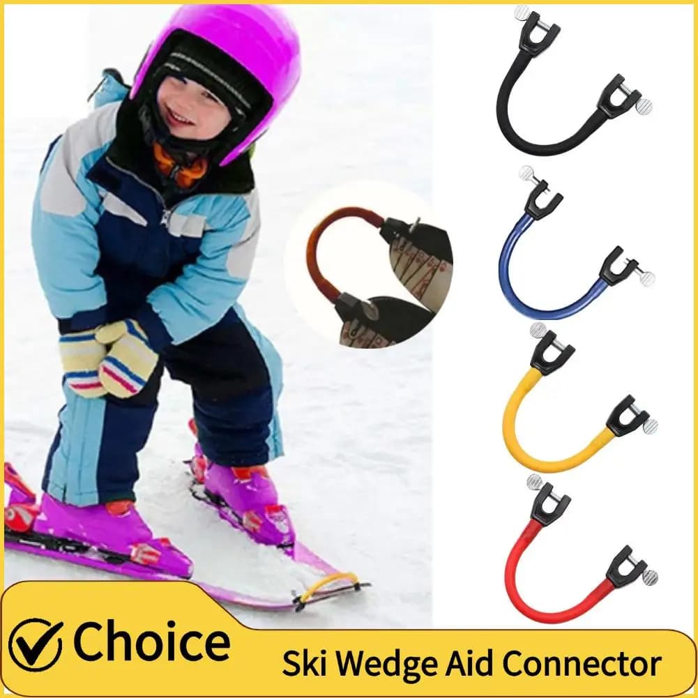 Connettore punta da sci per principianti Inverno Bambini Adulti Aiuto per l'allenamento dello sci Esercizio all'aperto Sci Snowboard Accessori