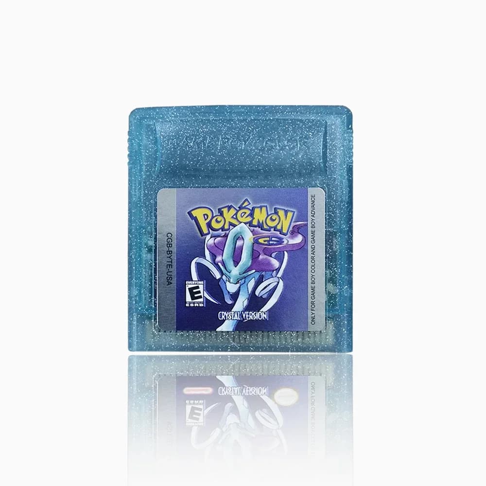 Pokemon-16 Bit Video Game Console Cartridge GBC Game Card Pokemon Series Blue Crystal Golden Green Red Silver Yellow USA Version