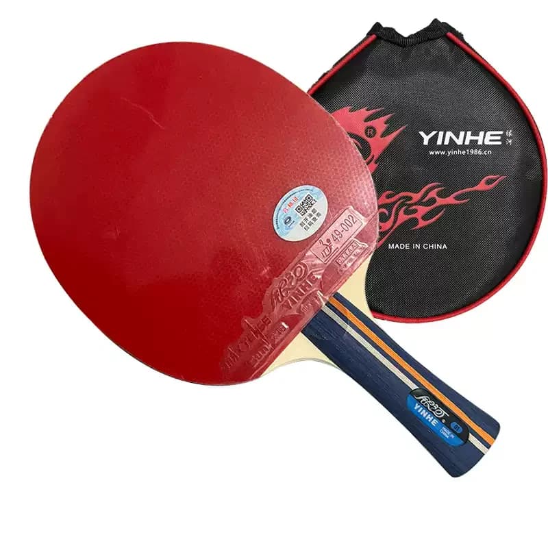 Racchetta da Ping Pong YINHE 01B/01D, Racchetta da Allenamento con Puntini in Gomma, Originale Galaxy, Racchette da Tennis da Tavolo