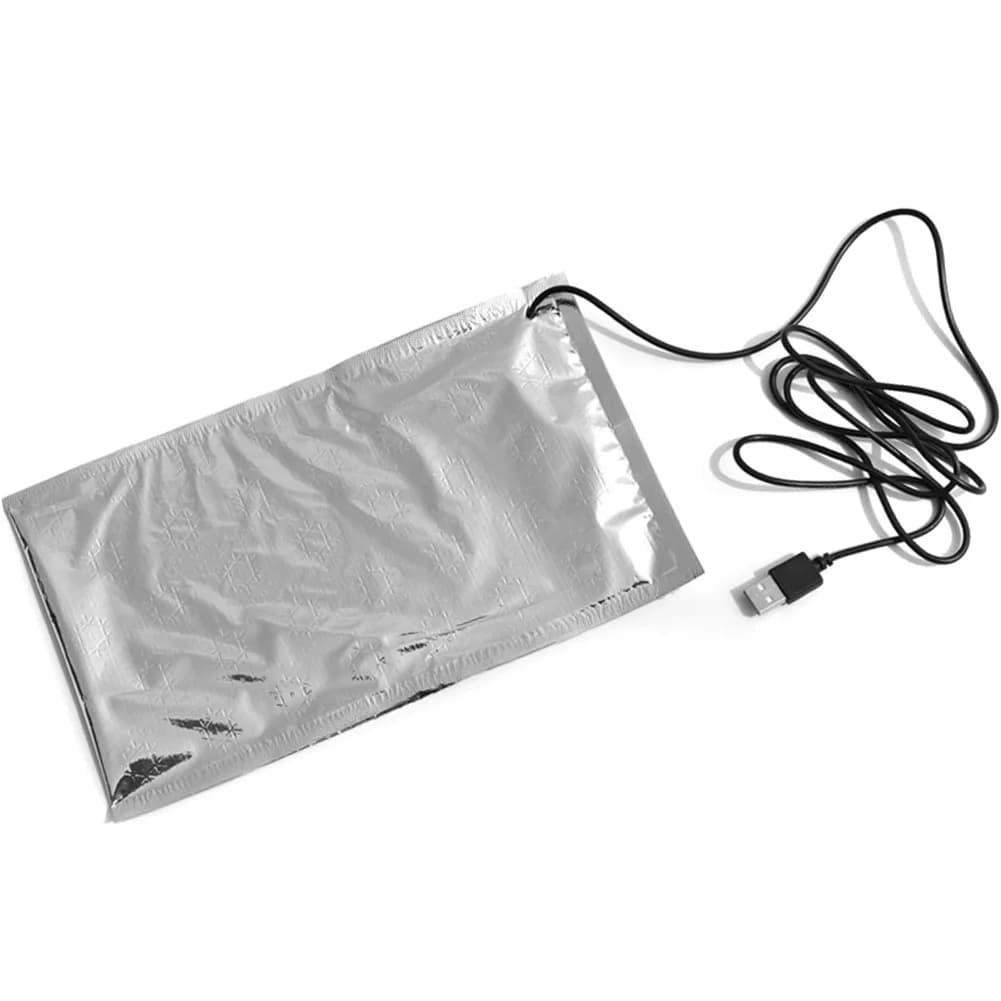 Pad termico USB portatile per bottiglie di latte, pad riscaldante leggero per scaldare il pranzo, multifunzione per campeggio ed escursioni