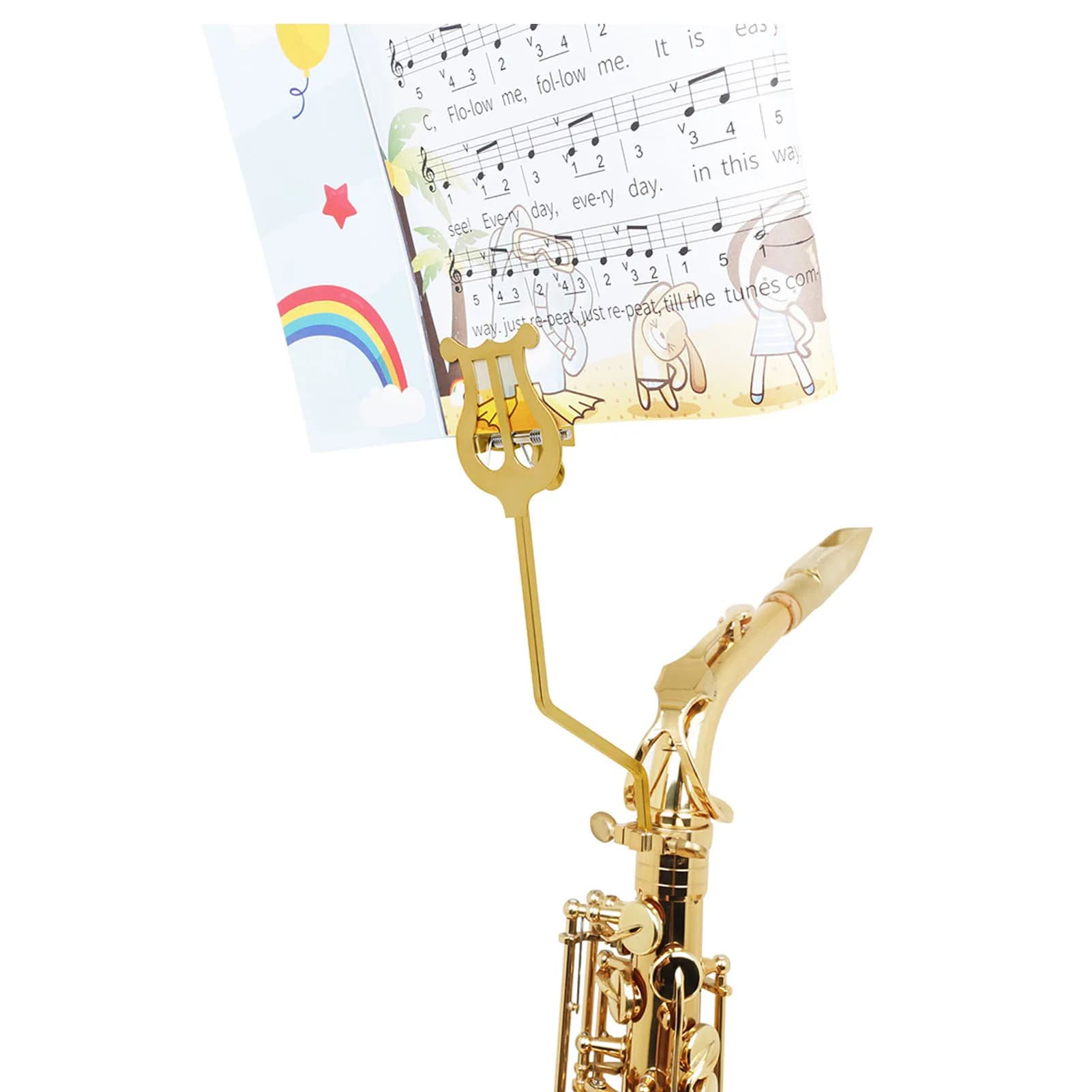Alto Saxophone Sheet Music Clip Stand Alto Saxophone Sheet Music Clip Stand Sax Lyre Clamp On Holder Alloy Portable Tool