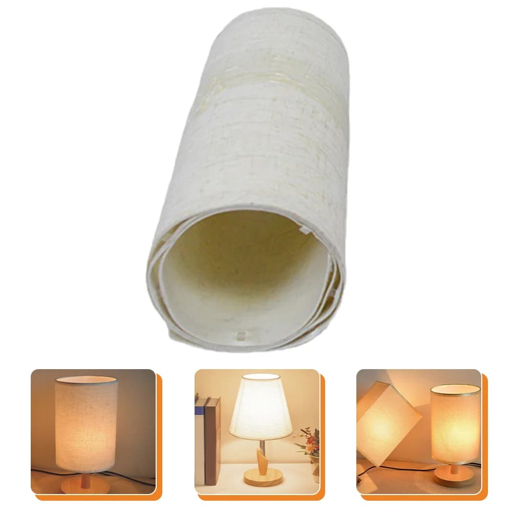Materiale della lampada paralume paralume luce tessuto fai da te foglio di stoffa tamburo che fa tavolo tagliato fattoria Pre lino lampadari pavimento