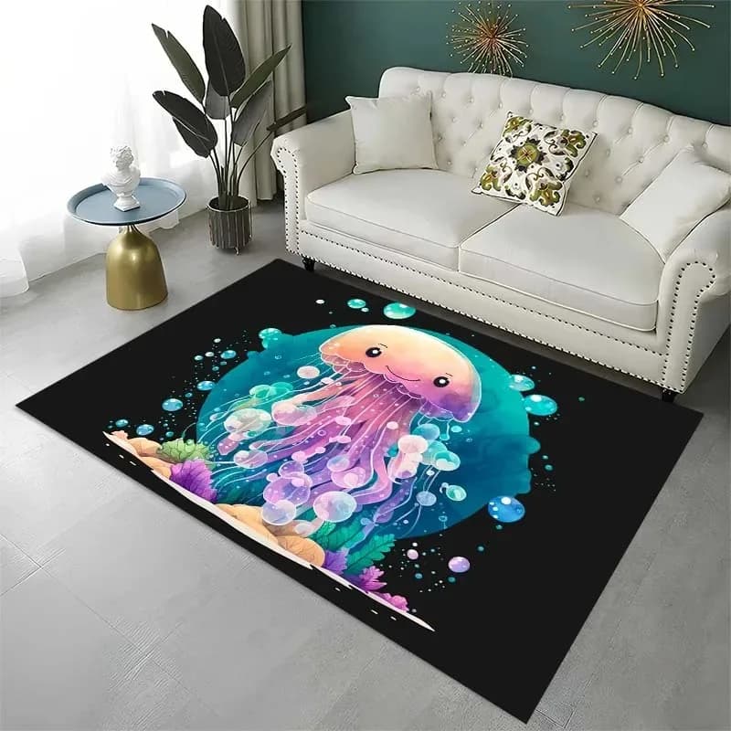 Octopus Pattern Floor Mats Door Decoration Home Living Room Floor Mats