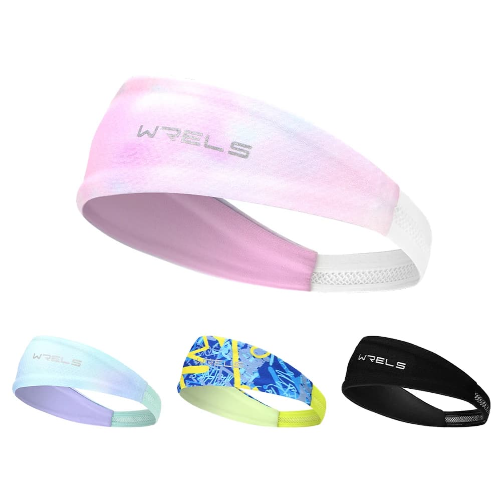 Fascia sportiva Fascia elastica traspirante Fascia per capelli da corsa ad asciugatura rapida Tennis Yoga Fascia per capelli leggera per allenamento sportivo da palestra