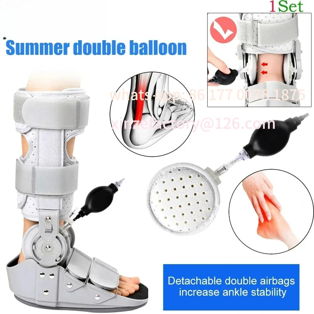 Stivale da passeggio ROM ad aria alta personalizzabile - Tutore ortopedico per il recupero delle fratture per piedi rotti, distorsione alla caviglia, supporto post-chirurgico