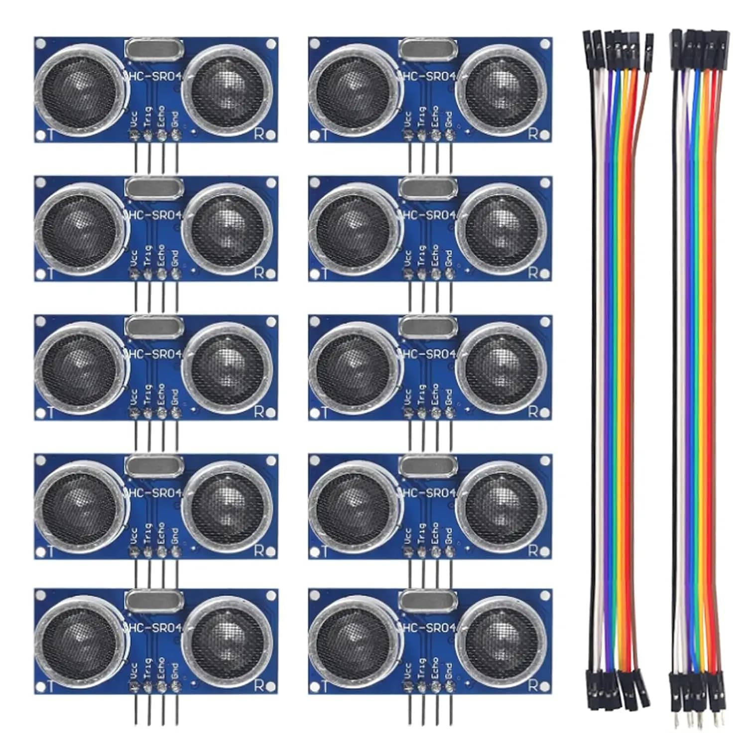 Modulo di distanza sensore ad ultrasuoni HC-SR04 da 10 pezzi per Arduino MEGA2560 Nano Robot XBee ZigBee di ElecRight