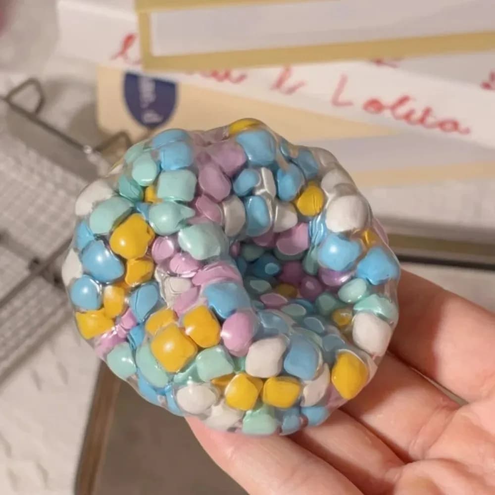 Squishy Dopamina Palla Antistress Giocattoli Sensoriali per Adulti Bambini, Giocattoli Agitarsi per Sollievo dall'ansia, Palline da Spremere per TDAH Autismo Focus