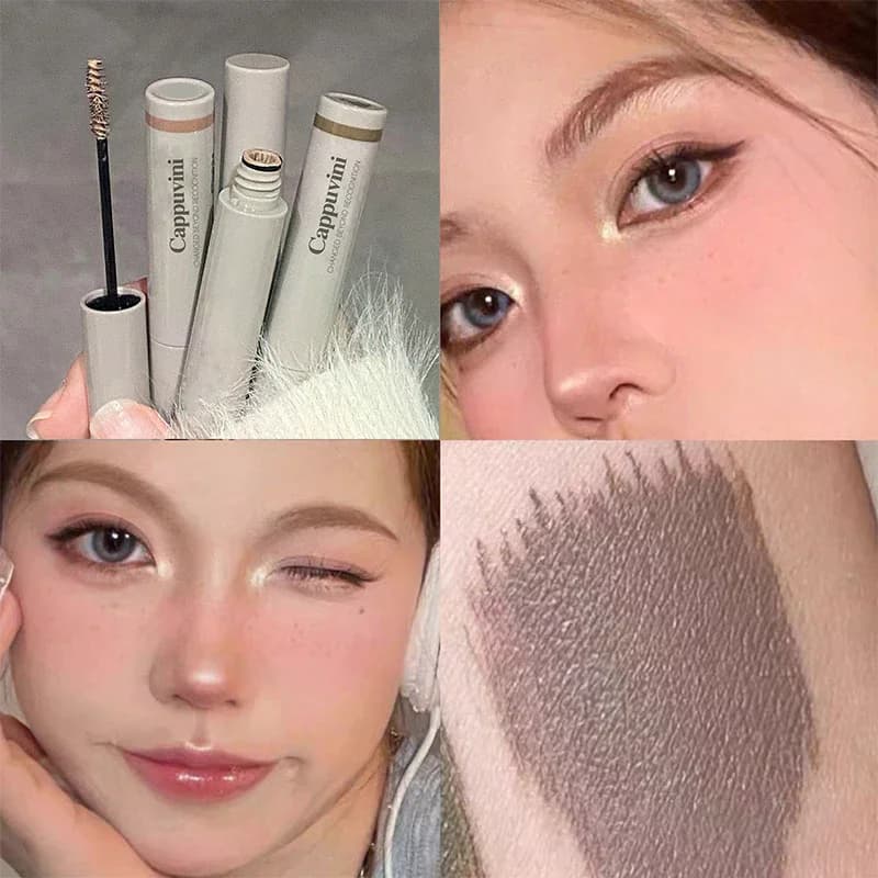 Cappuvini Impermeabile Naturale Liquido Tintura Crema Per Sopracciglia Durata Sopracciglia Migliora La Tinta Marrone Mascara Sopracciglia Trucco Cosmetici