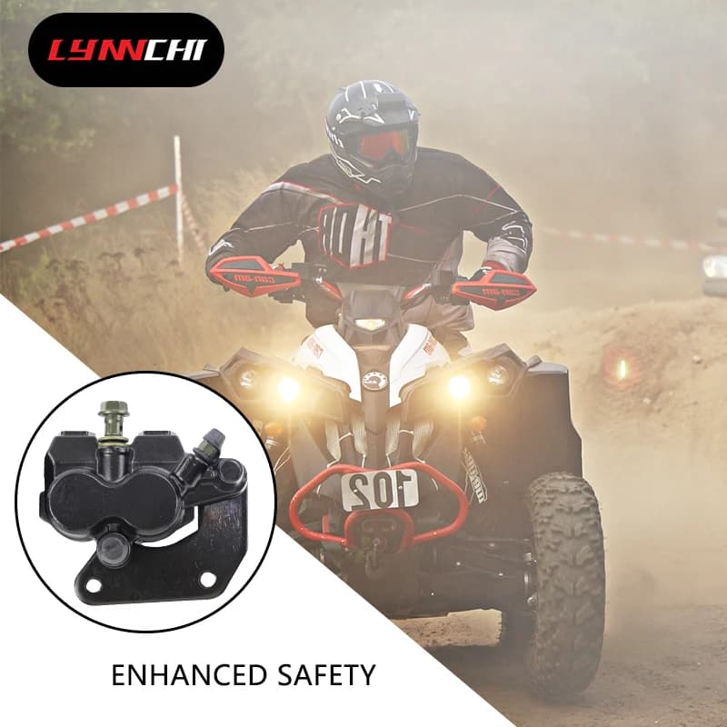 LYNNCHI Pompa inferiore freno ad alta resistenza per moto per scooter ATV Dirt Pit Bike pinza a disco idraulico accessori motocross