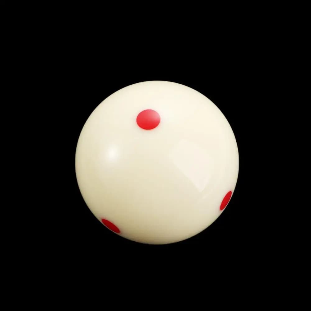 Improve Skills Standard Pool 6 Dots 57.2mm Practice 2 1/4" Billiard Ball Training Cue Ball Billiard Cue Ball Cue Ball