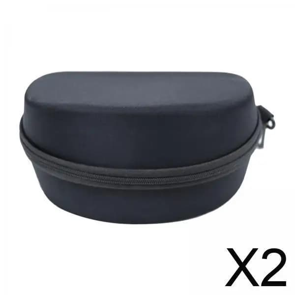 2x custodia per occhiali da sci, custodia robusta per occhiali da neve, custodia portatile resistente all'usura
