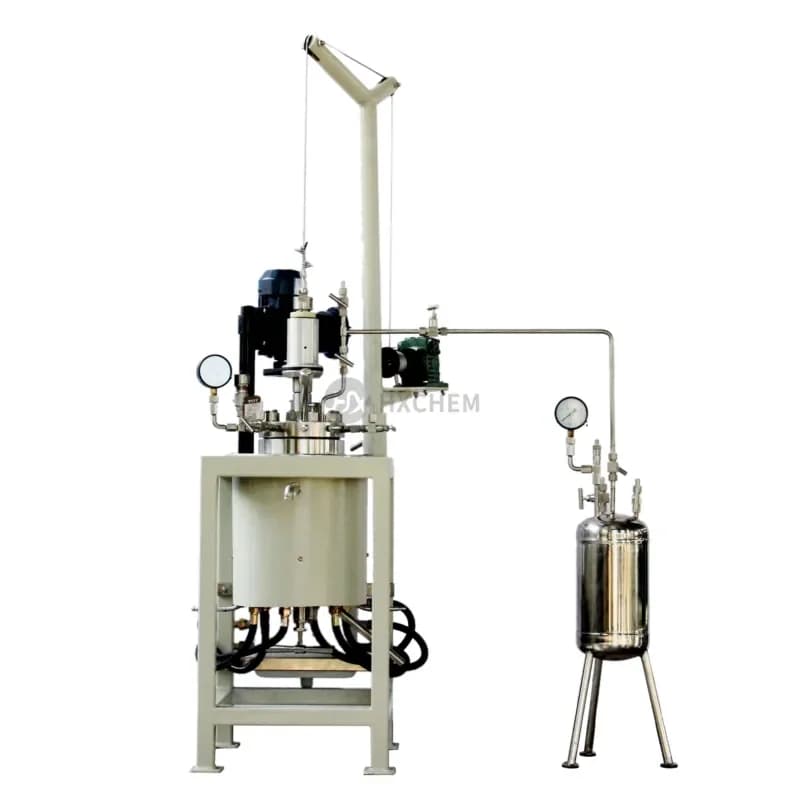 Pentola da Laboratorio Elettrica Semi-Automatica da 10L con Agitatore Magnetico Meccanico per Reazioni ad Alta Temperatura