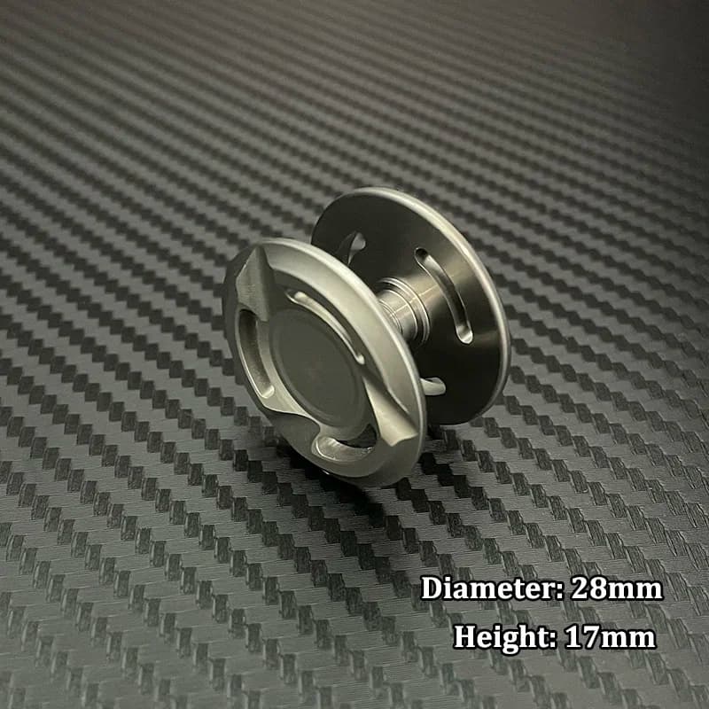 Hellbound Coppia in acciaio inossidabile Blocco R188 Accessori per cuscinetti Fidget Spinner Cap Accessori per giocattoli Fidget EDC