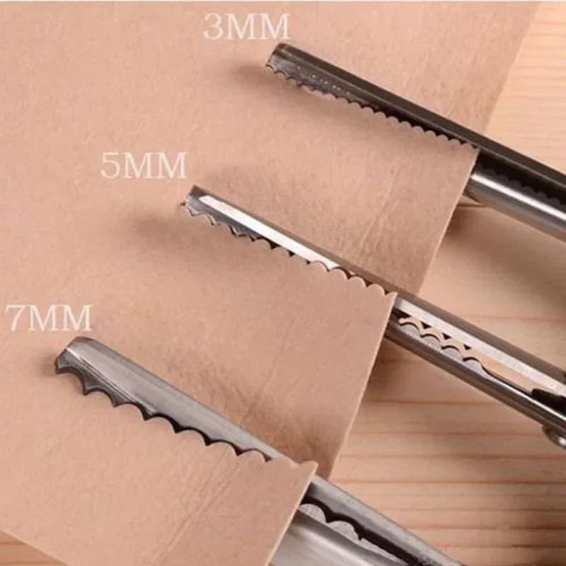Stainless steel shears Lace scissors Sartoria Professional zig zag cutting Sartoria Clothing Fabric Leather Sewing scissors