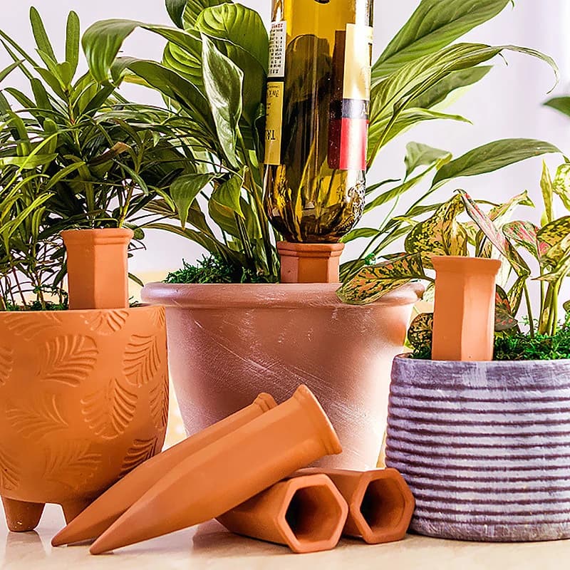 1Pc irrigation device for plants irrigation peaks in clay system automatic irrigation system in the form of cone flower pot auto plant irrigation Spike