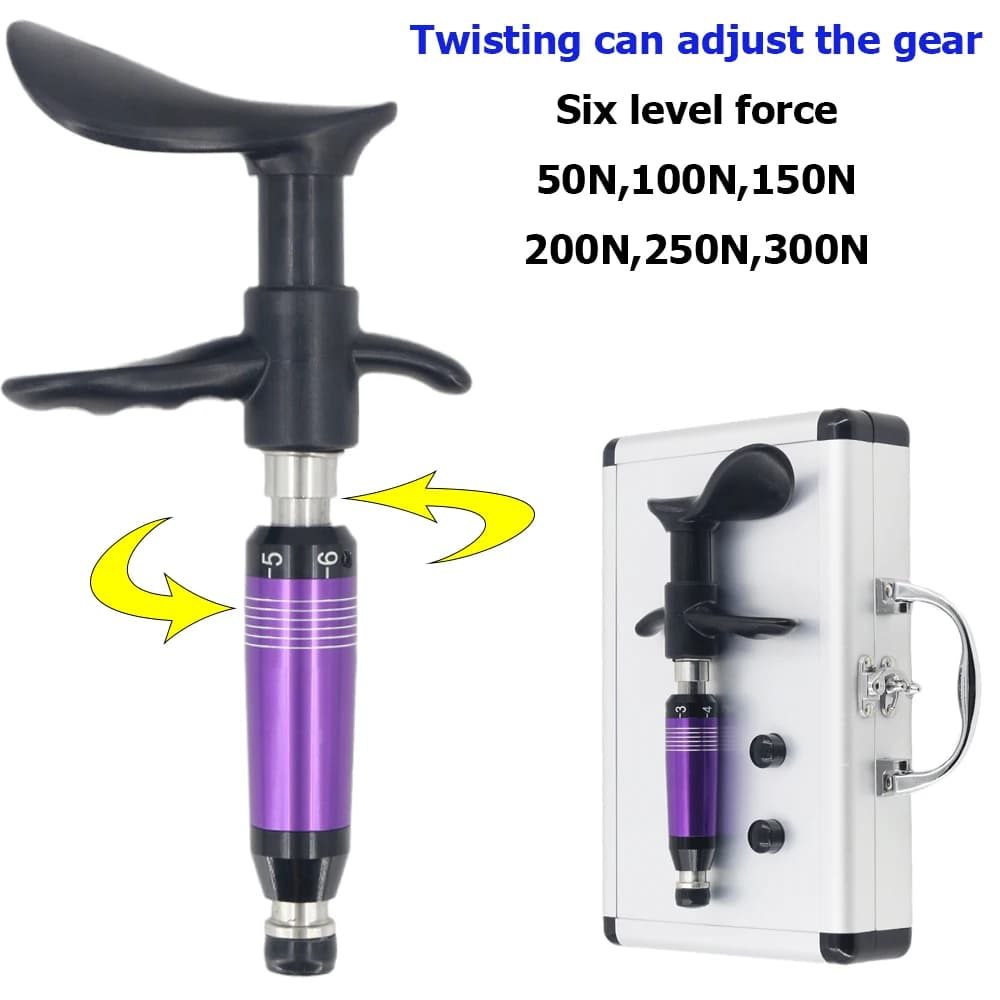 New Chiropractic Adjusting Tools Single Head 300N Manual Spine Massage Gun Neck Activation Therapy Correction Spinal Adjustment