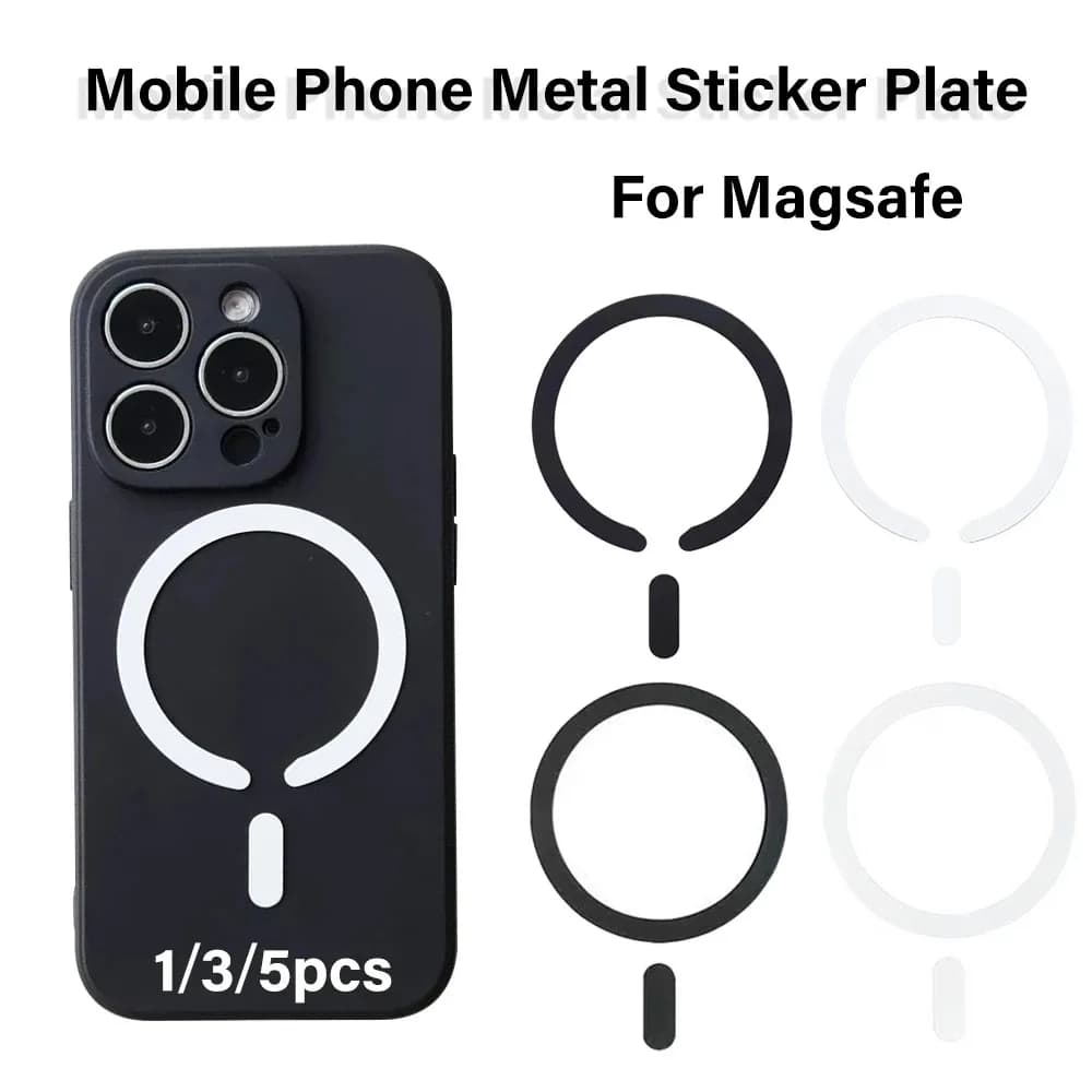 for Magsafe Magnetic Plate Ring Universal Metal Sticker Support Wireless Charger Metal Plate Sheet for Magnet Car Holder