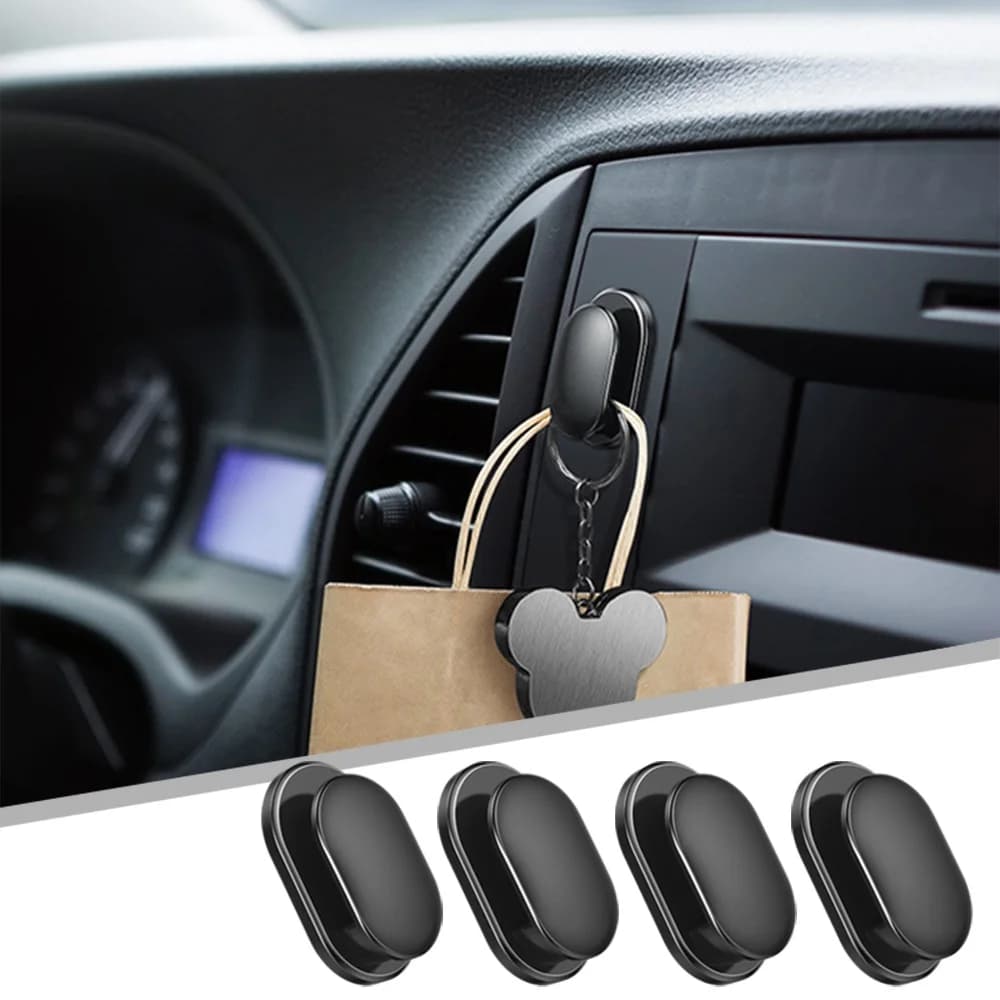 Mini ganci per auto Organizzatore di stoccaggio per cavo USB da parete Custodia per chiavi per cuffie Gancio da parete autoadesivo Clip di fissaggio automatico