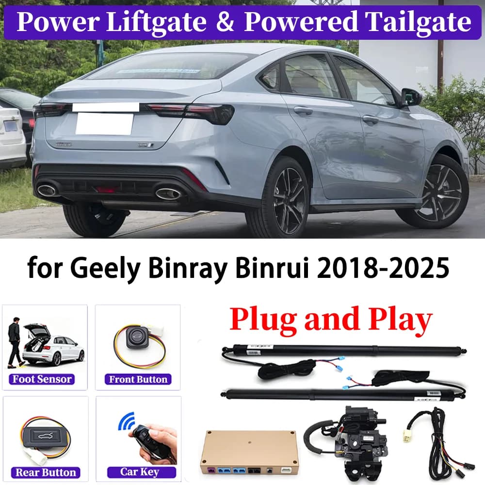 For Geely Binray Binrui 2018-2025 OEM Auto Update Electric Door Kit Automatic Smart Auto Electric Door System Electric Plug and Play