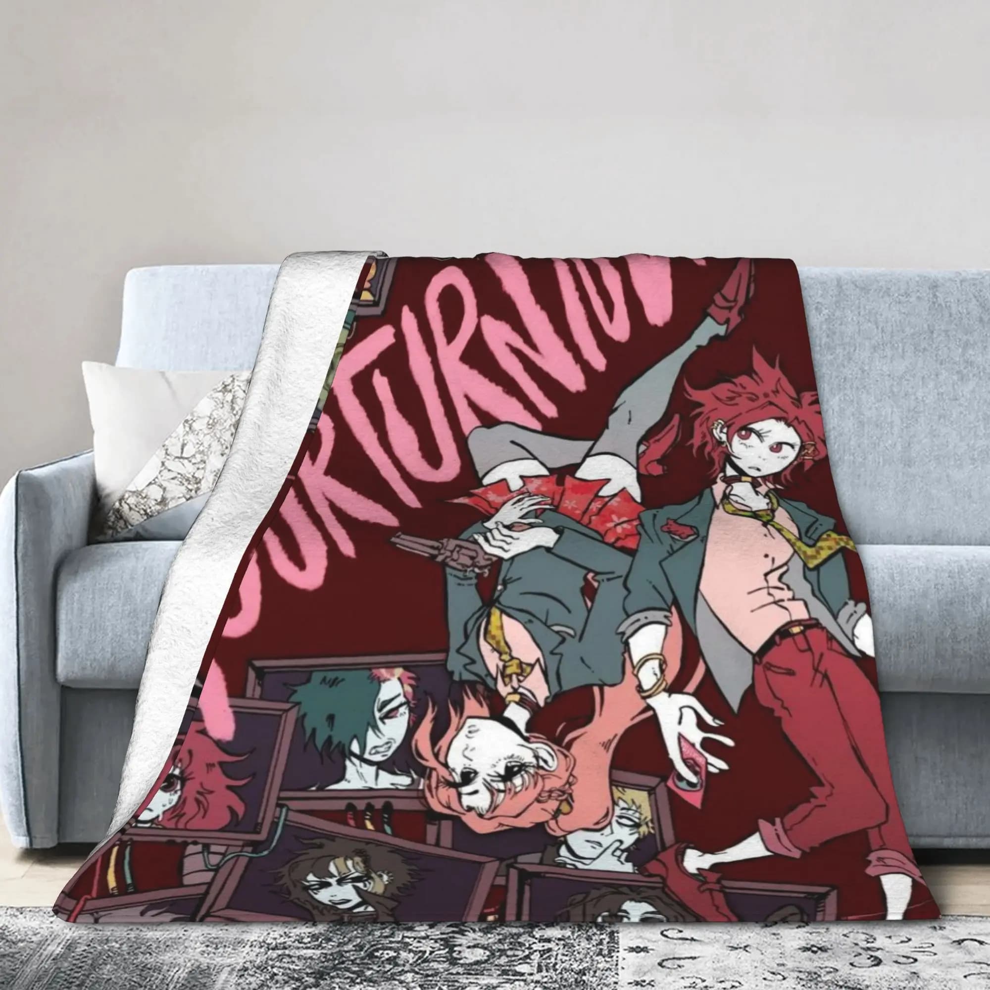 Your Turn to Die Death Game Stuff Blankets Soft Flannel Throw Blankets Relax Bedding Throws