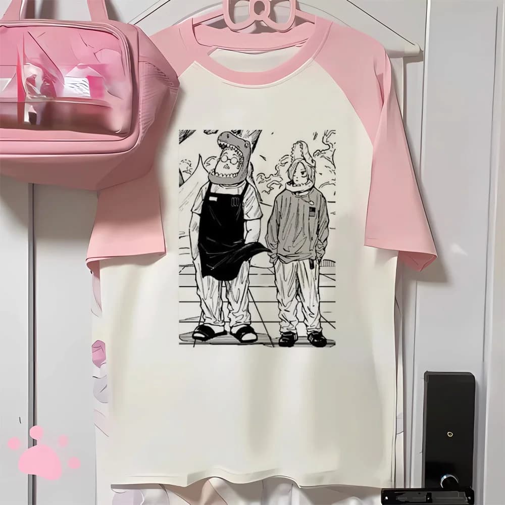 Sakamoto Days tshirt teen harajuku anime korean clothes Graphic women kawaii shirt graphic Digital Pop Culture 2000s
