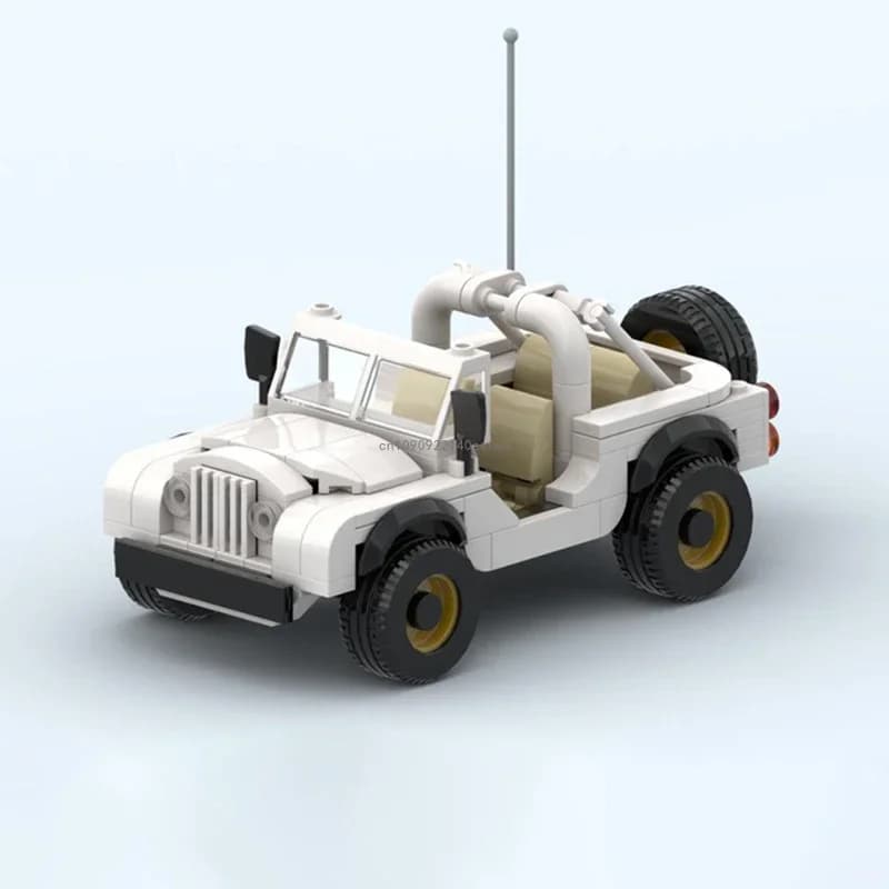 202 pz. Blocchi da Costruzione Tecnici MOC per Modellino Auto Sportiva, Veicolo Jeep Statico, Giocattoli Educativi per Bambini, Regali di Compleanno per Ragazzi