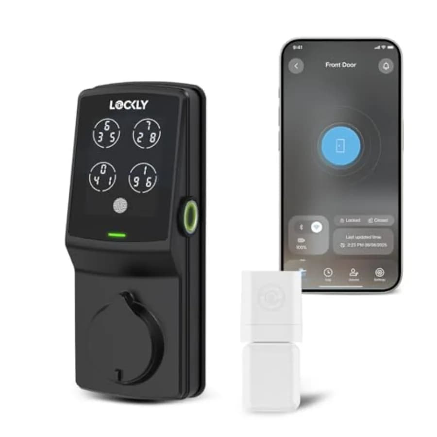 Serratura Intelligente Commerciale Guard Deadbolt PGD728WPU con Tastiera, Impronta Digitale, Wi-Fi e Bluetooth, Certificata UL10B/10C Antincendio