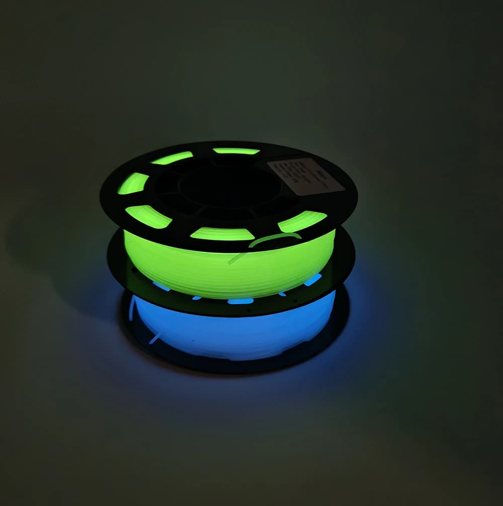 Luminous PLA Filament 1.75mm 200g Glow in the Dark Plastic 3D Printing Materials High Quality Wholesale Green/Blue Color