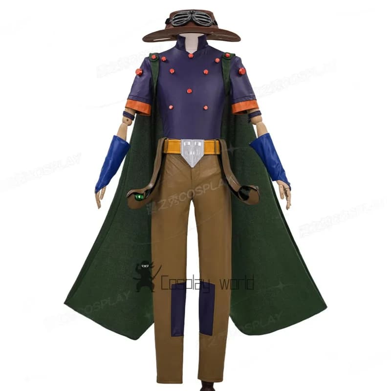 Anime JOJO Bizarre Adventure Julius Cesare Zeppeli Costume Cosplay Uniforme Halloween Carnevale Festa Gioco di ruolo Vestiti Nuovo