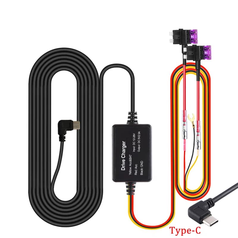 For Viofo A119Mini/ A229/ T130/ WM1 Dash Cam ACC Hardwire Cable Kit 24H Parking Monitor Power Line