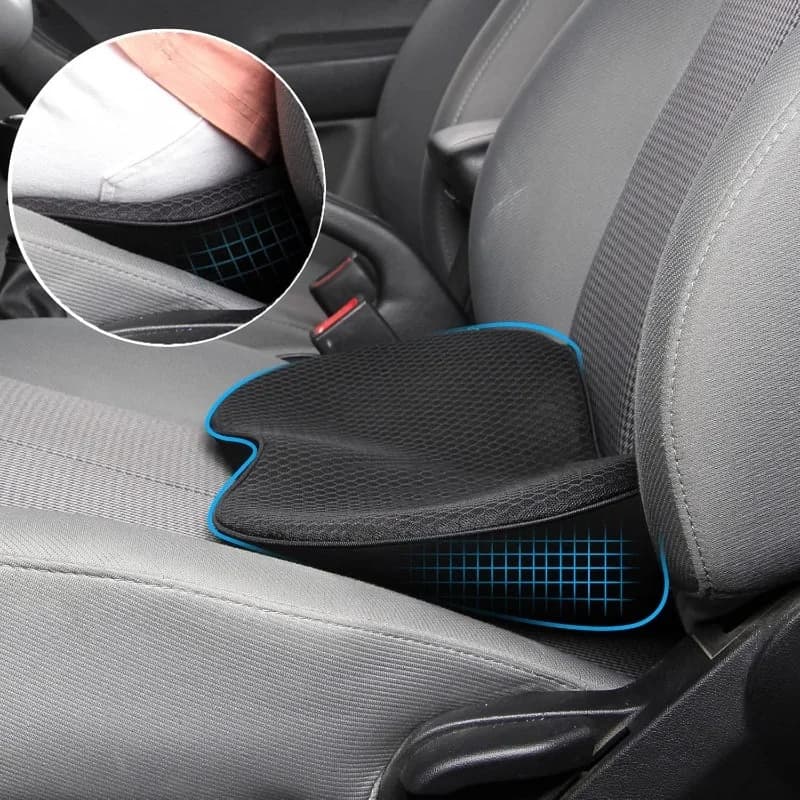 Cuscino per seggiolino auto multifunzionale Memoria universale Cuscino lombare Supporto per conducente Cuscino per seggiolino auto per sedia comfort in rilievo traspirante