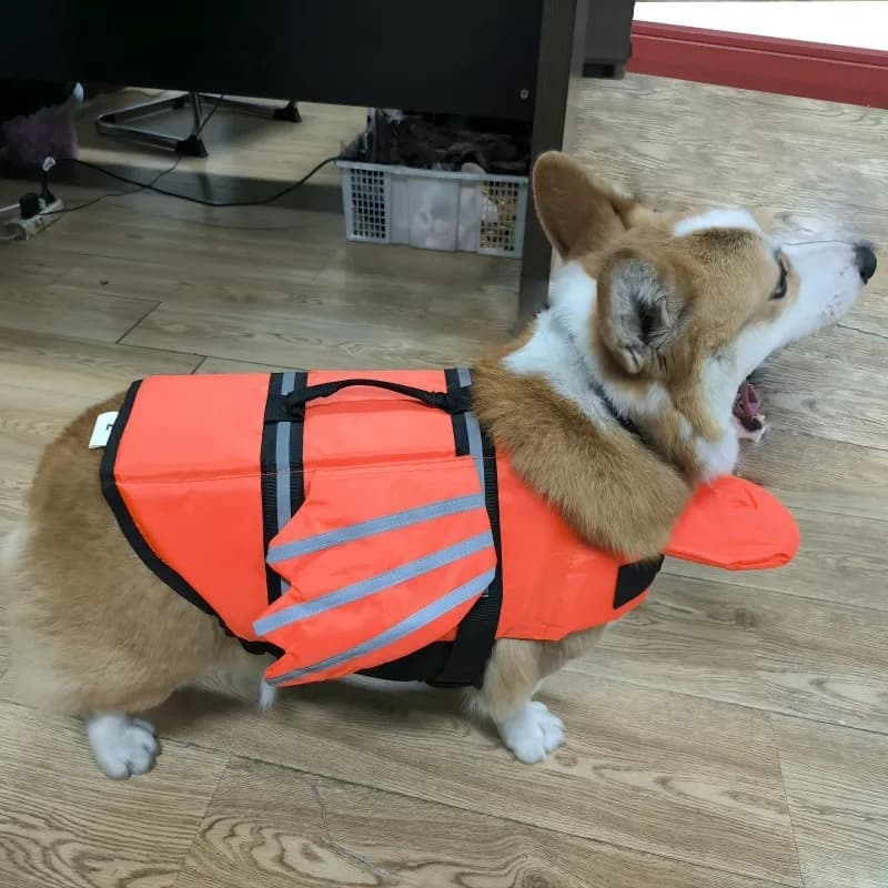 Dog Summer Life Jacket with Wings Pet Swim Vest Adjustable Straps Safe Swimming Gear for Dogs Puppy Clothes Dog Accessories